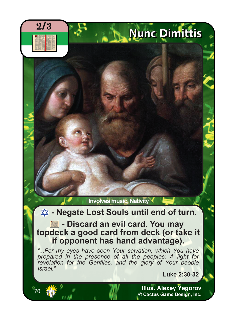 Nunc Dimitis (GoC) - Your Turn Games