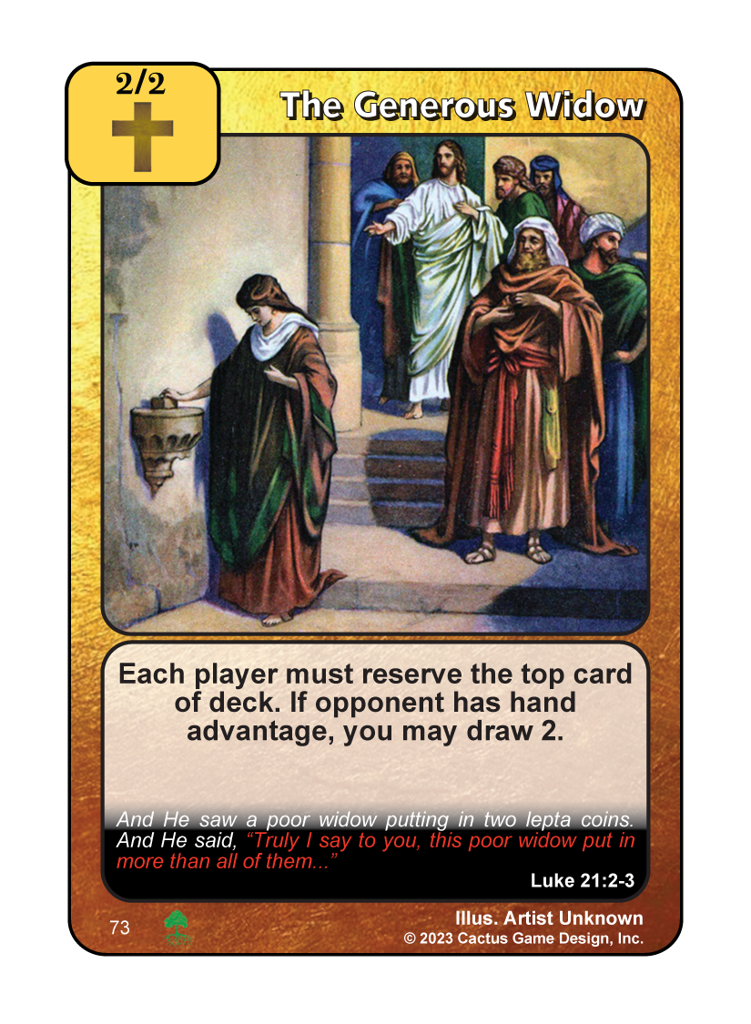 The Generous Widow (Roots) - Your Turn Games