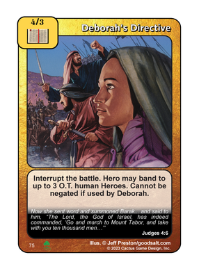 Deborah's Directive (Roots) - Your Turn Games