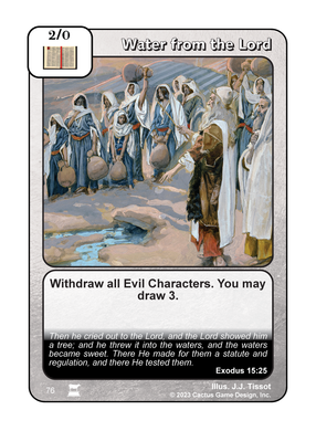 Water from the Lord (IR) - Your Turn Games