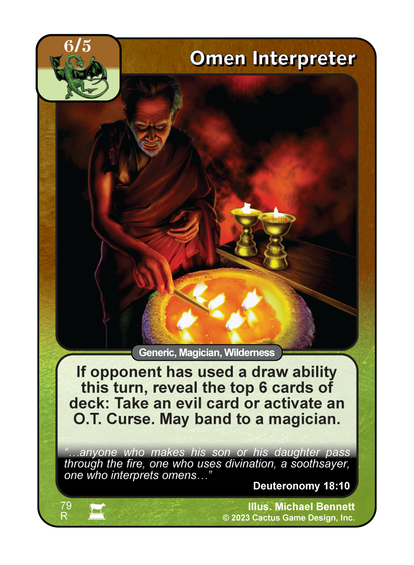 Omen Interpreter (IR) | Your Turn Games Omen Interpreter (IR) | Your Turn Games