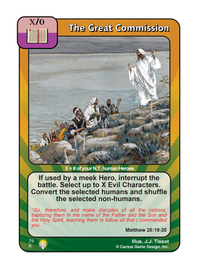 The Great Commission (GoC) - Your Turn Games