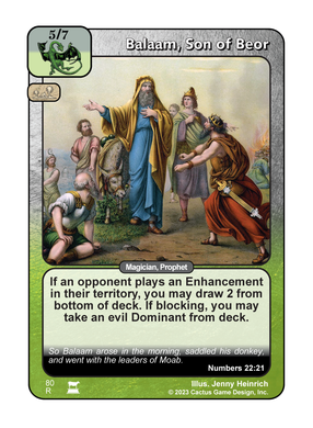 Balaam Son of Beor (IR) - Your Turn Games