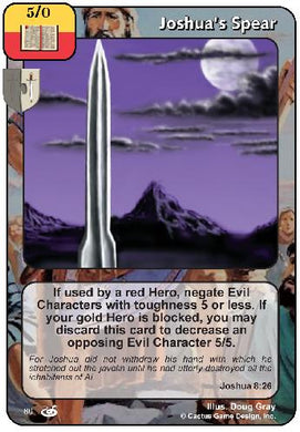 Joshua’s Spear (FoM) - Your Turn Games