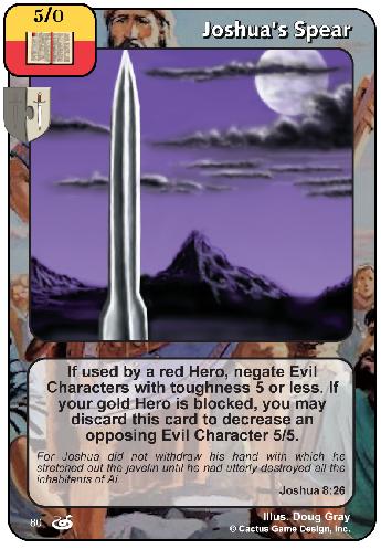 Joshua’s Spear (FoM) - Your Turn Games