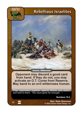 Rebellious Israelites (IR) - Your Turn Games