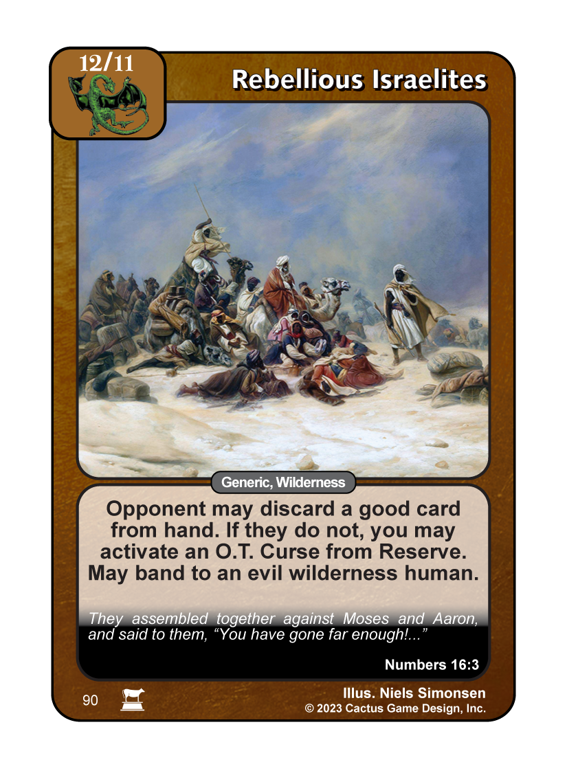 Rebellious Israelites (IR) - Your Turn Games