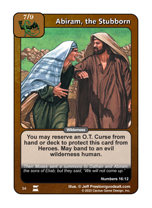 Abiram, the Stubborn (IR) - Your Turn Games