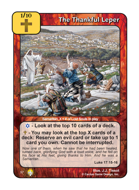 The Thankful Leper (GoC) - Your Turn Games