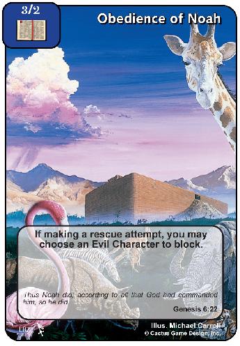 Obedience of Noah (Legacy Rare) - Your Turn Games