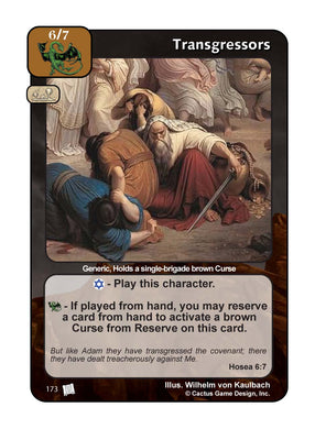Transgressors (PoC) - Your Turn Games