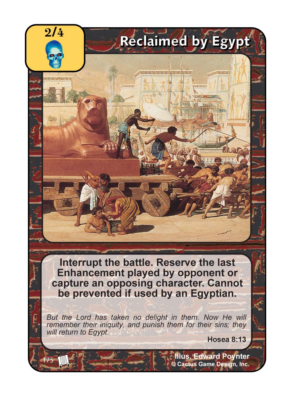 Reclaimed by Egypt (PoC) - Your Turn Games