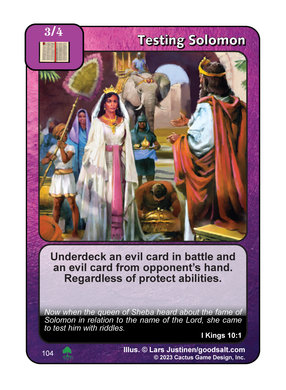 Testing Solomon (Roots) - Your Turn Games