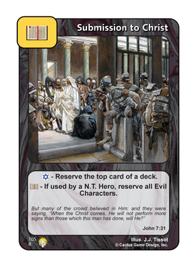 Submission to Christ (GoC) - Your Turn Games