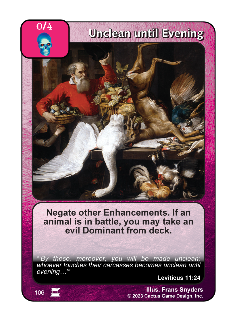 Unclean until Evening (IR) - Your Turn Games
