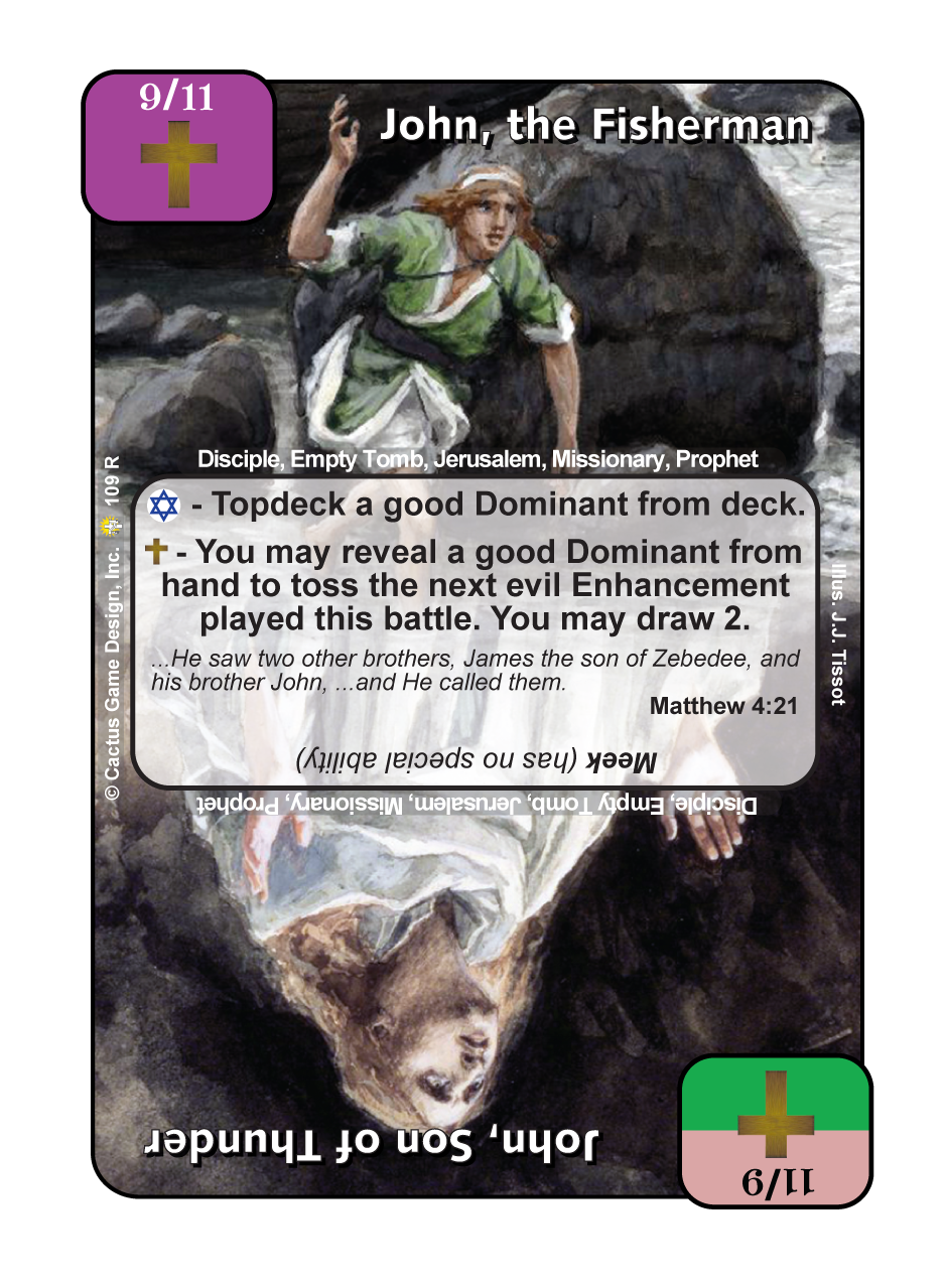John, the Fisherman / John, Son of Thunder (GoC) - Your Turn Games