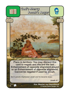 God's Mercy / Jonah's Anger (PoC) - Your Turn Games