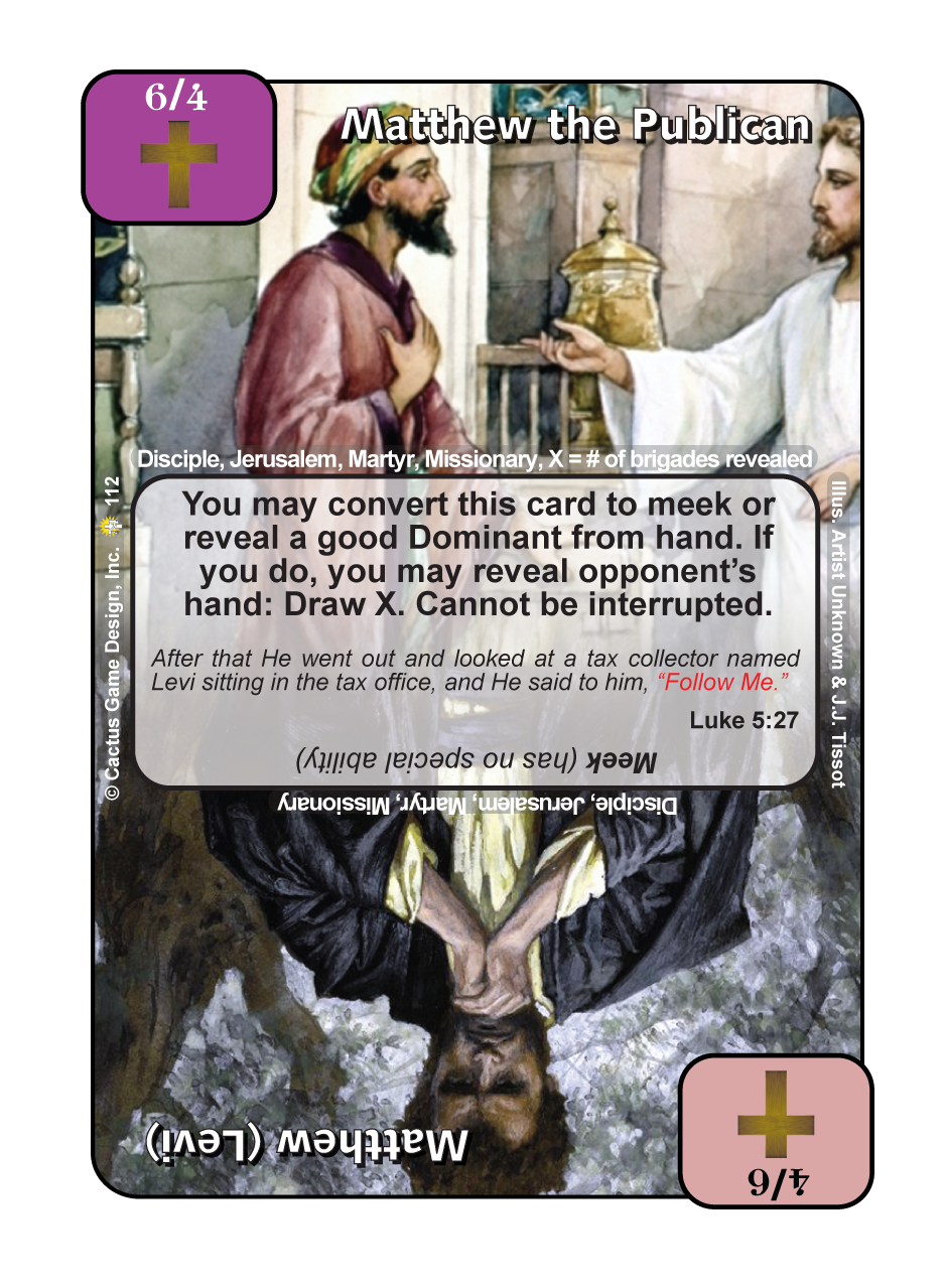 Matthew the Publican / Matthew (Levi) (GoC) - Your Turn Games