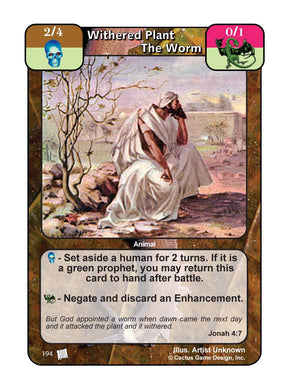 Withered Plant / The Worm (PoC) - Your Turn Games