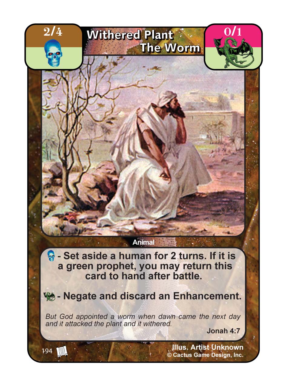 Withered Plant / The Worm (PoC) - Your Turn Games