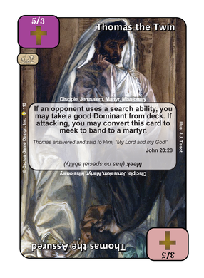 Thomas the Twin / Thomas the Assured (GoC) - Your Turn Games