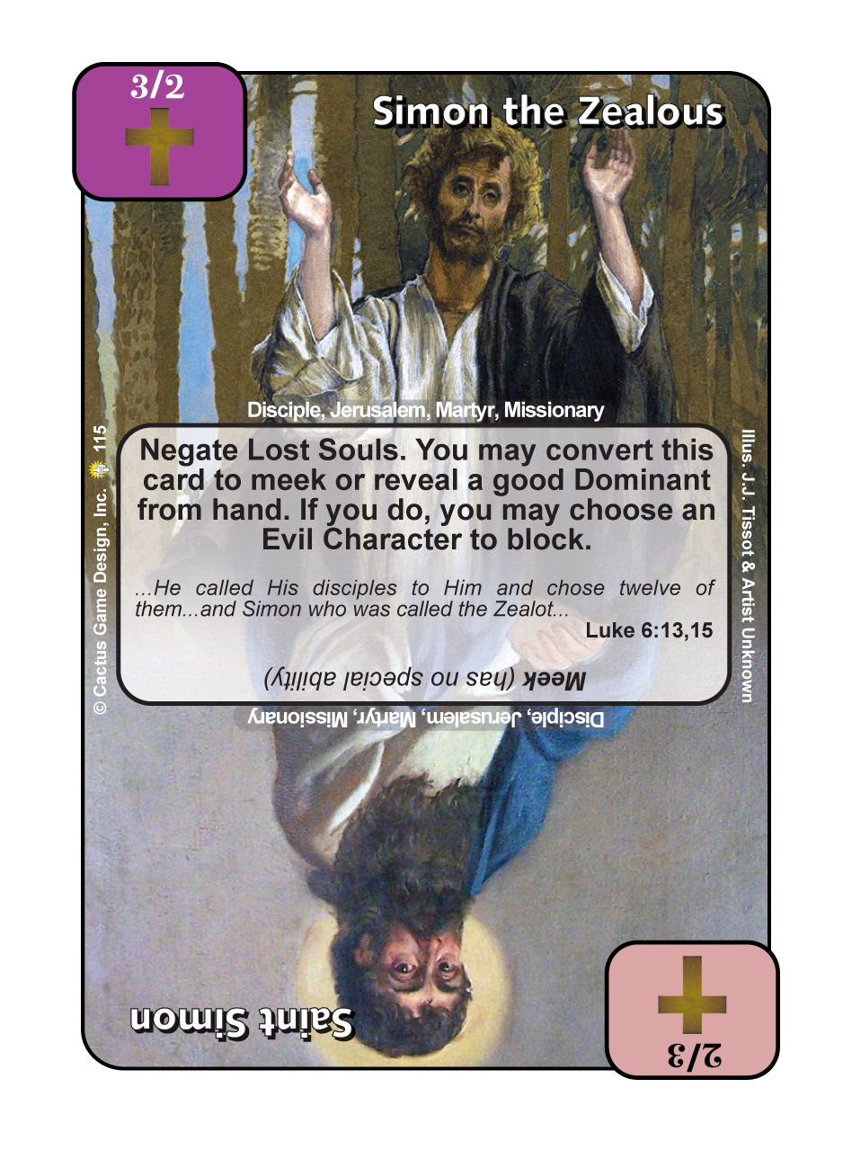 Simon, the Zealous / Saint Simon (GoC) - Your Turn Games