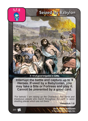 Seized by Babylon (PoC) - Your Turn Games