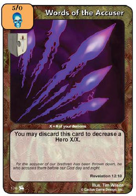 Words of the Accuser (RoJ) - Your Turn Games