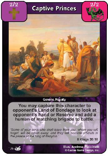 Captive Princes (FoM) - Your Turn Games