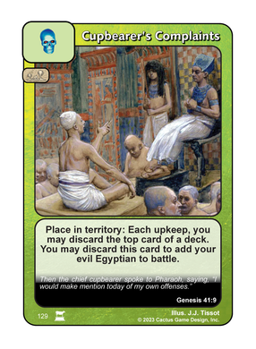 Cupbearer's Complaints (IR) - Your Turn Games