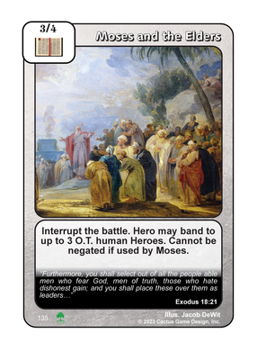 Moses and the Elders (Roots) - Your Turn Games