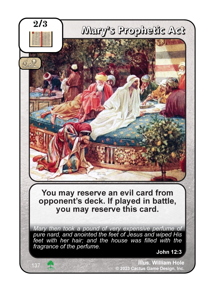 Mary’s Prophetic Act (Roots) - Your Turn Games