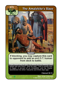 The Amalekites' Slave (Roots) - Your Turn Games
