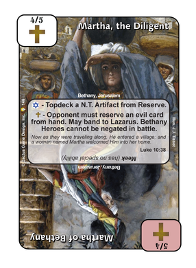 Martha, the Diligent / Martha of Bethany (GoC) - Your Turn Games