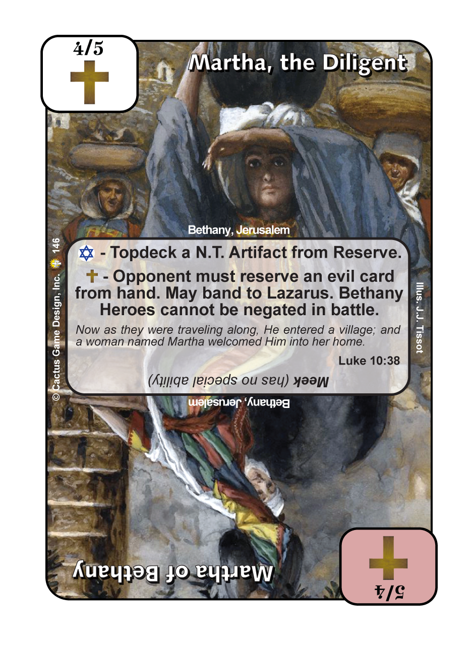 Martha, the Diligent / Martha of Bethany (GoC) | Your Turn Games