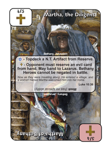 Martha, the Diligent / Martha of Bethany (GoC) - Your Turn Games