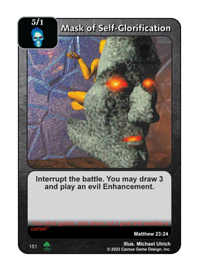 Mask of Self-glorification (Roots) - Your Turn Games