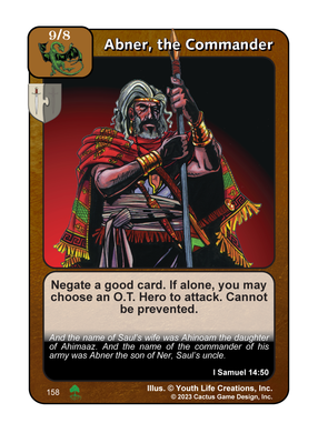 Abner, the Commander (Roots) - Your Turn Games