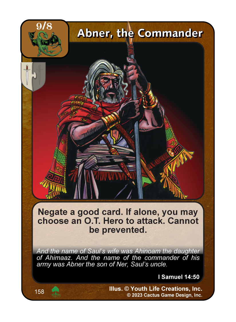 Abner, the Commander (Roots) - Your Turn Games