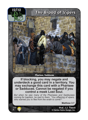 The Brood of Vipers (GoC) - Your Turn Games