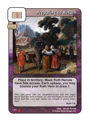 Preparing to Return (LoC) - Your Turn Games