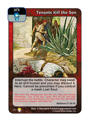 Tenants Kill the Son (GoC) - Your Turn Games