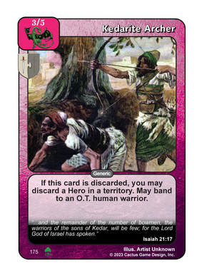 Kedarite Archer (Roots) - Your Turn Games