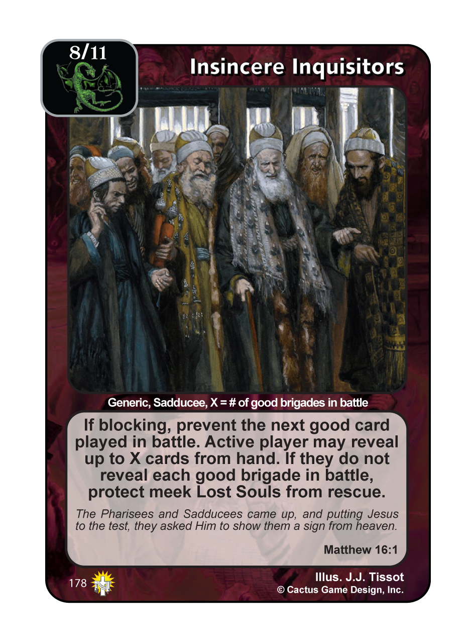 Insincere Inquisitors (GoC) - Your Turn Games
