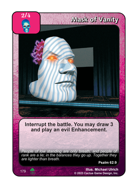 Mask of Vanity (Roots) - Your Turn Games