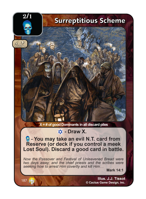Surreptitious Scheme (GoC) - Your Turn Games