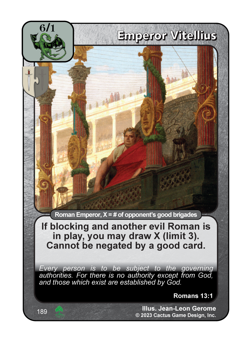 Emperor Vitellius (Roots) - Your Turn Games