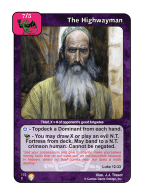 The Highwayman (GoC) - Your Turn Games