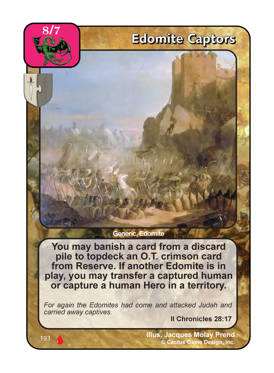 Edomite Captors (LoC) - Your Turn Games