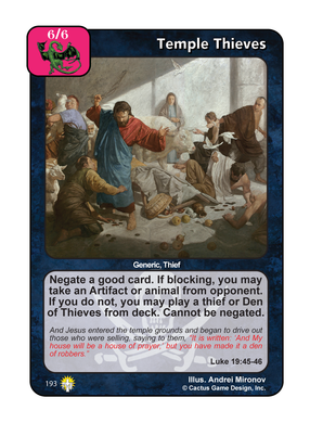 Temple Thieves (GoC) - Your Turn Games